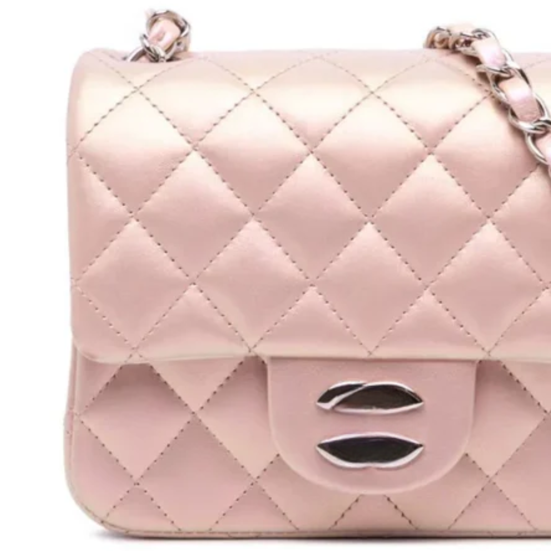 Bag Classic Flap Mini Pink Lambskin Gold – CH